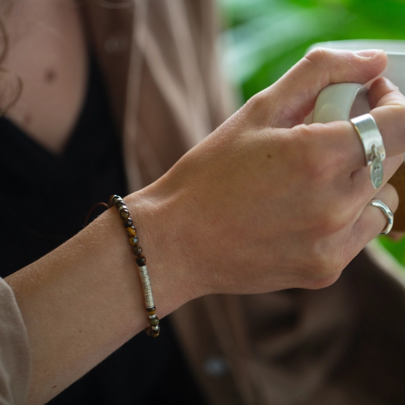 Bracelet Lasso Oeil de tigre