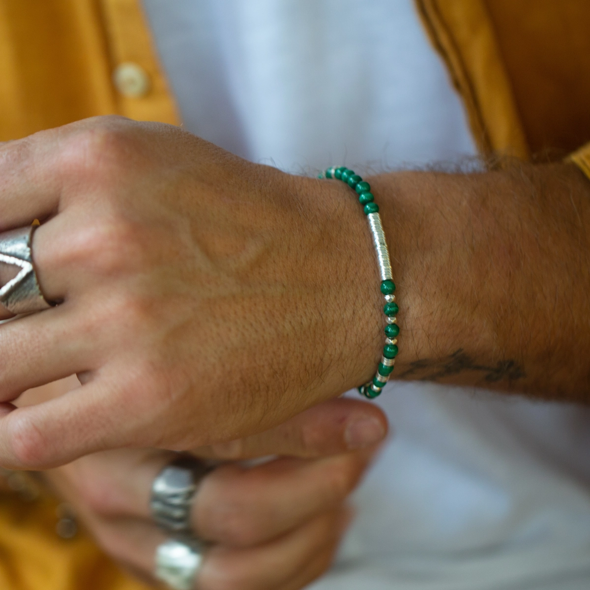 Bracelet Lasso Malachite