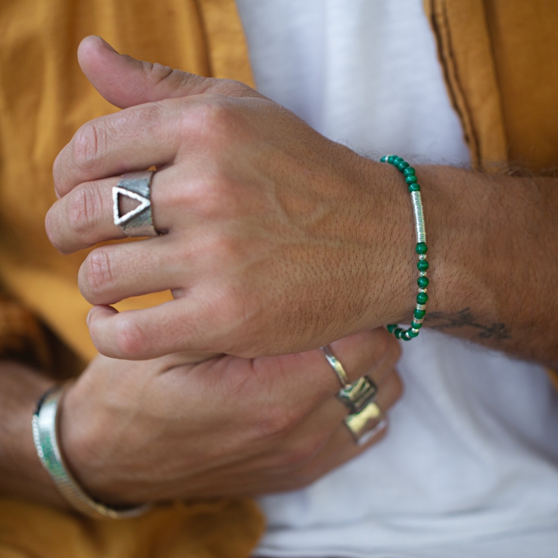 Bracelet Lasso Malachite