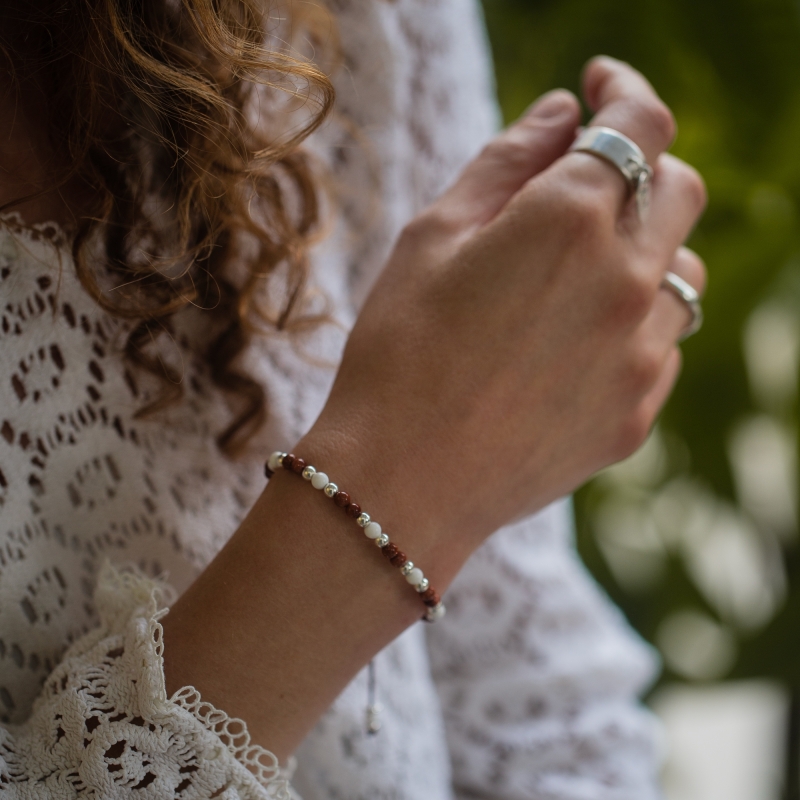 Bracelet Goldstone